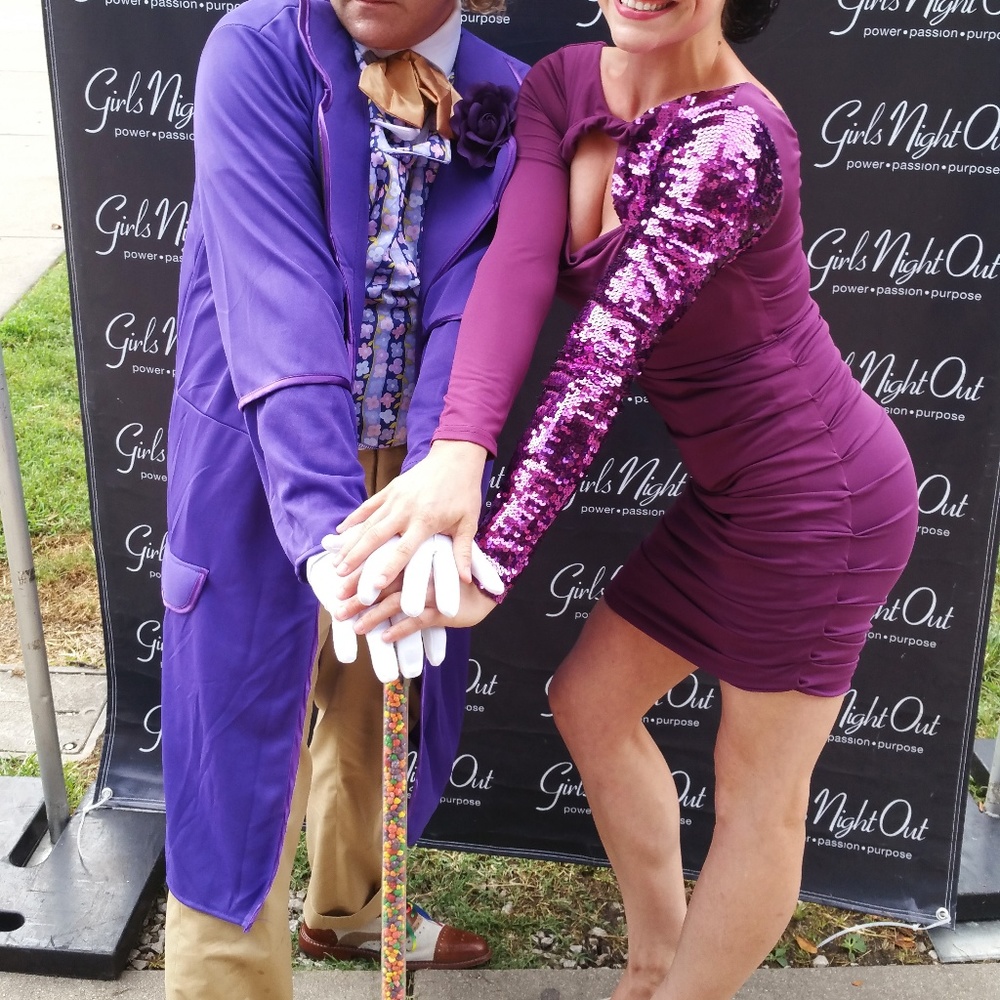 Venus cocktail sequin purple dress, boncon